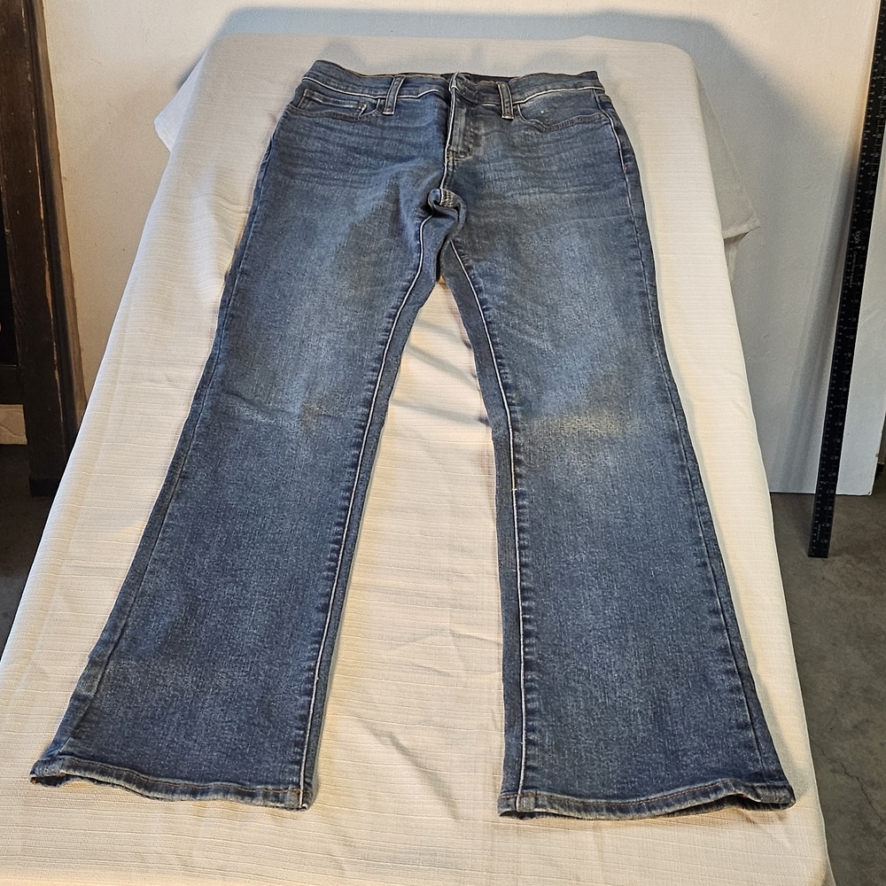Express Dark Blue Flare Jeans
